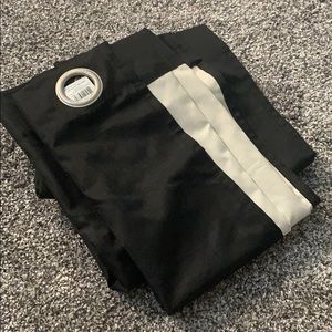 Black Black-Out Curtain